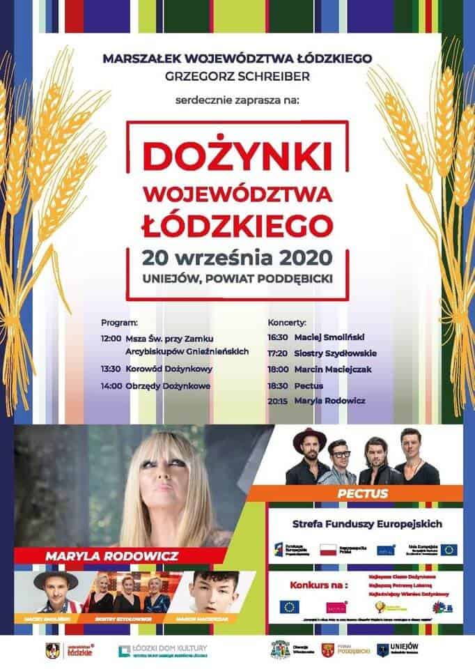 Dożynki Łódzkie Uniejów 2020
