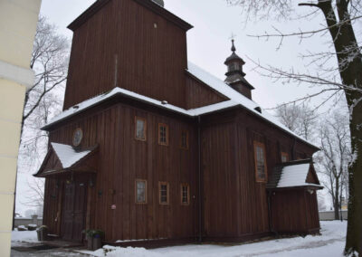 Kościół drewniany w Łękach Kościelnych