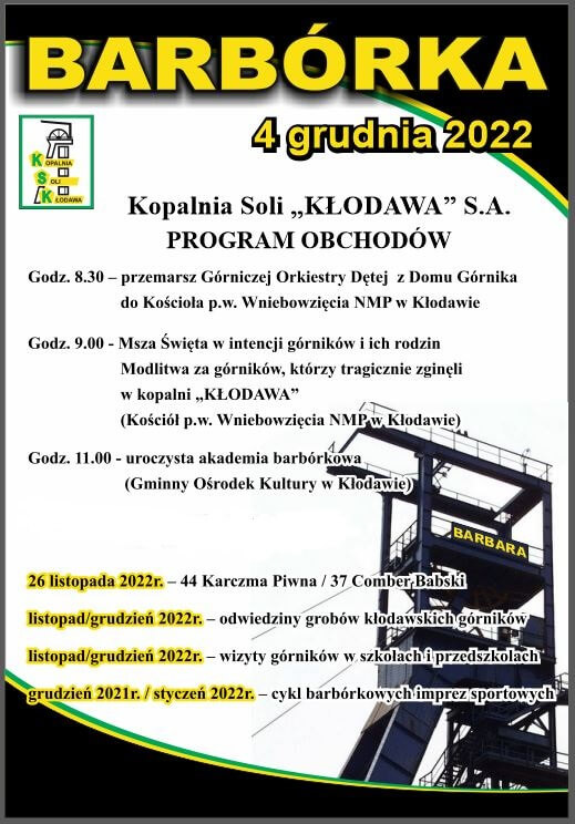 Barbórka 2022 w Kłodawie