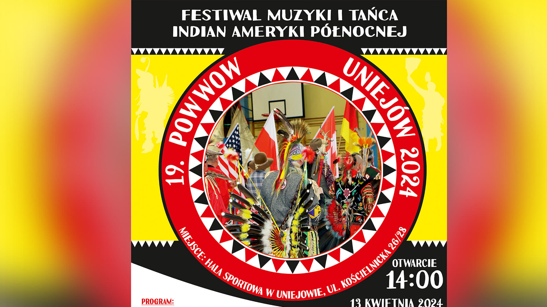 Festiwal Muzyki i Tańca Indian Ameryki Północnej POW WOW w Uniejowie